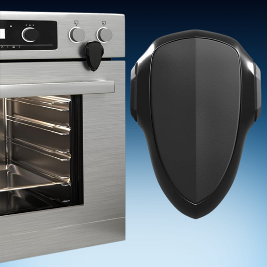 Child Safety Oven Lock - Heat-Resistant 180° Rotating Design