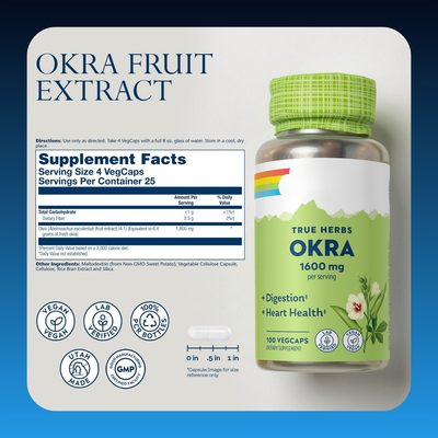 Okra Fruit High Fiber Supplement