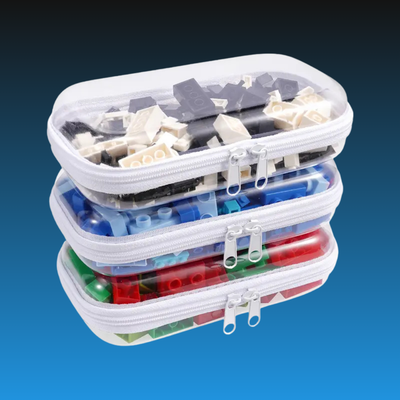 Transparent Hard-Shell Zipper Case