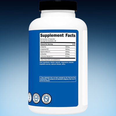 Nitric Oxide Pre-Workout Capsules