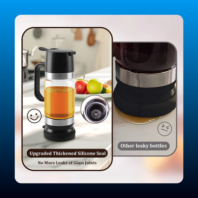Glass Honey and Syrup Press Dispenser