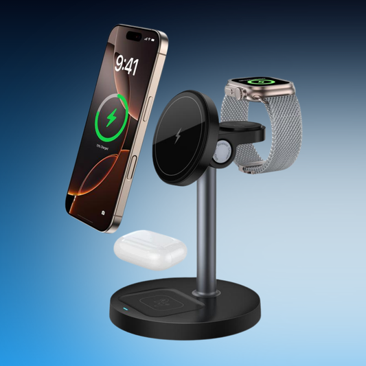 3-in-1 Magnetic Wireless Charging Station