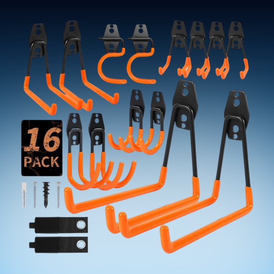 Heavy Duty Garage Wall Hooks Set