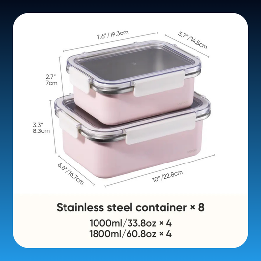 16-Piece Food Storage Container Set
