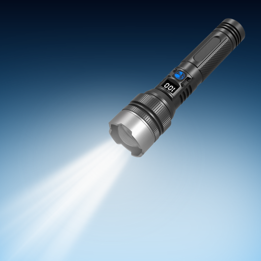 Rechargeable LED Flashlight with Power Bank