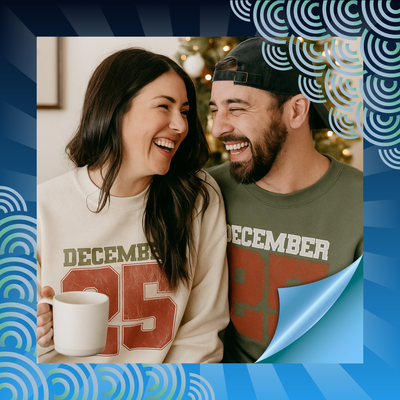 Retro Christmas Crewneck Sweatshirt