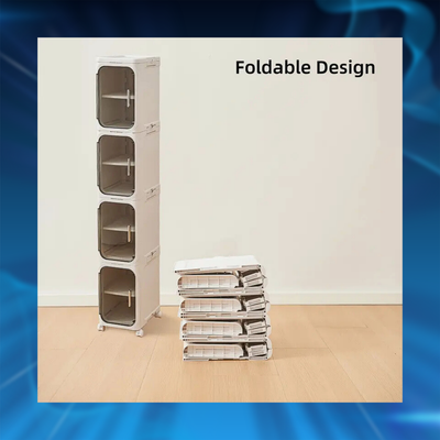 Slim Rolling Storage Cabinet
