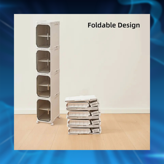 Slim Rolling Storage Cabinet