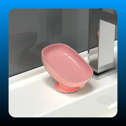 Adjustable Oval Self Draining Soap Dish