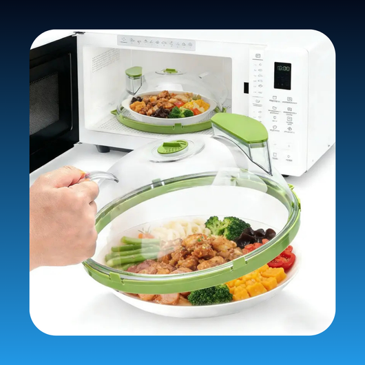 Microwave Steamer & Splash Protector Cover