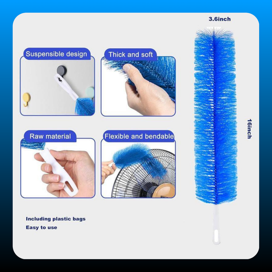 Reusable Fan Dust Cleaning Brush