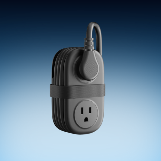 Portable Travel Power Strip with USB