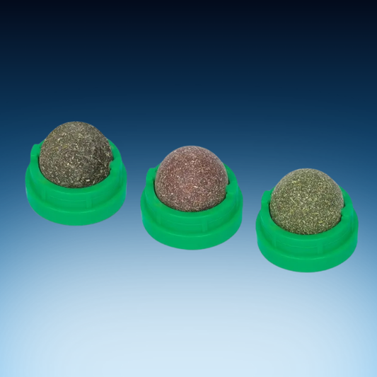 Catnip Licking Toy Balls for Cats (3 Pack)