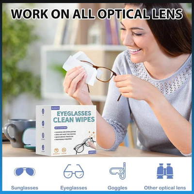 Lens Wipes for Eyeglasses and Screen