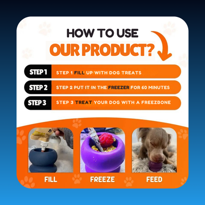 Durable Fillable Dog Chew Bone