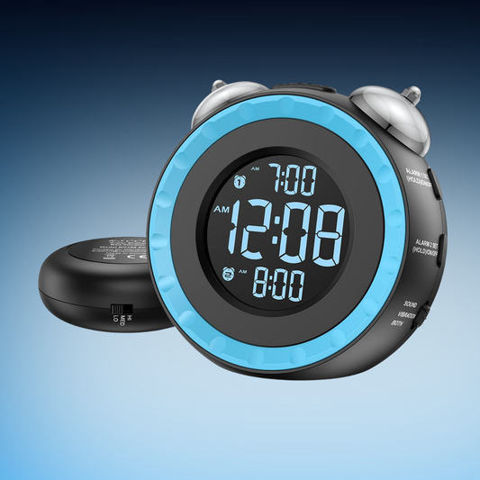 Extra Loud Alarm Clock With Bed Shaker