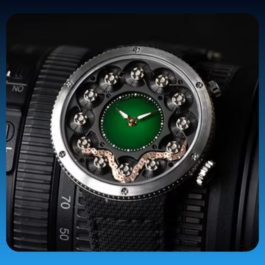 Snake Movement Luxury Watch