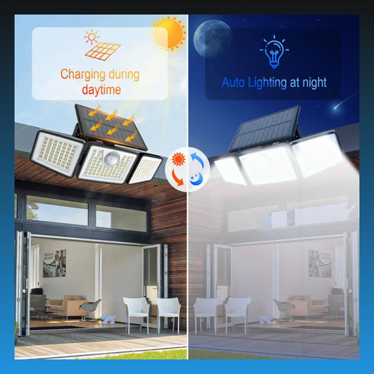 Solar Outdoor Lights with Remote
