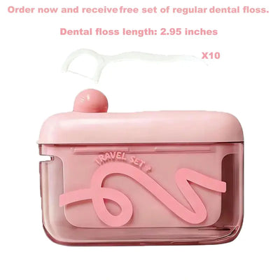 Travel-Sized Dental Floss Storage Case