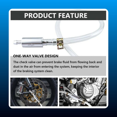 One Way Brake Bleeder Hose Kit