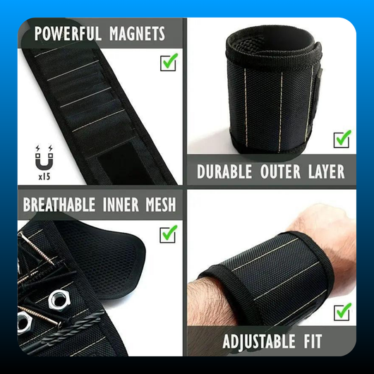 Magnetic Wristband Tool Holder