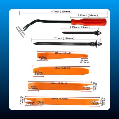 925-Pack Heavy-Duty Sel-Locking Nylon Push Rivets