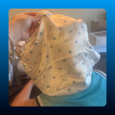 Oversized Satin Sleep Bonnet