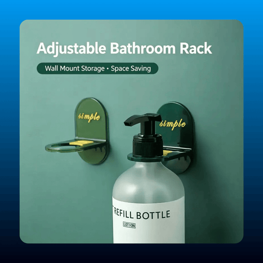 Punch-Free Shower Gel Bottle Rack