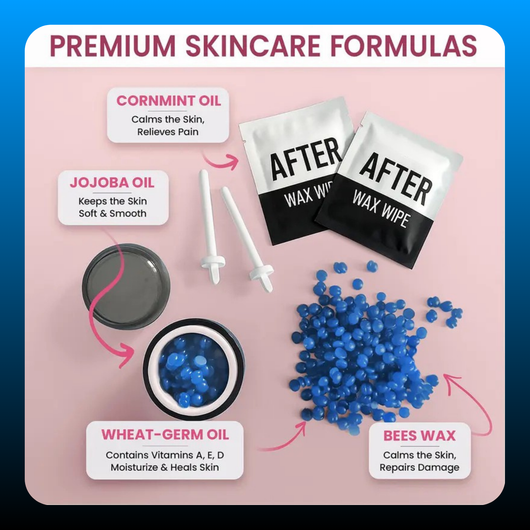 Easy to Use Nose & Brow Wax Kit