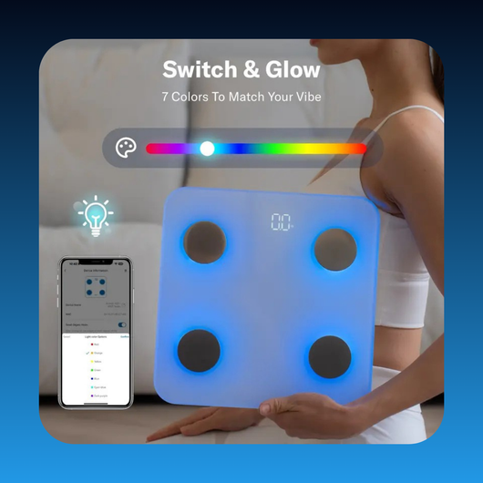 Smart Color Glowing Weighing Scale