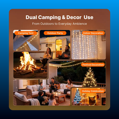 Rechargeable Camping Lantern and String Light