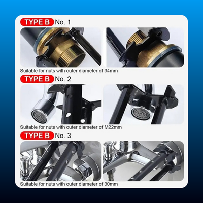 Multifunctional Sink Wrench Set (2 Piece)