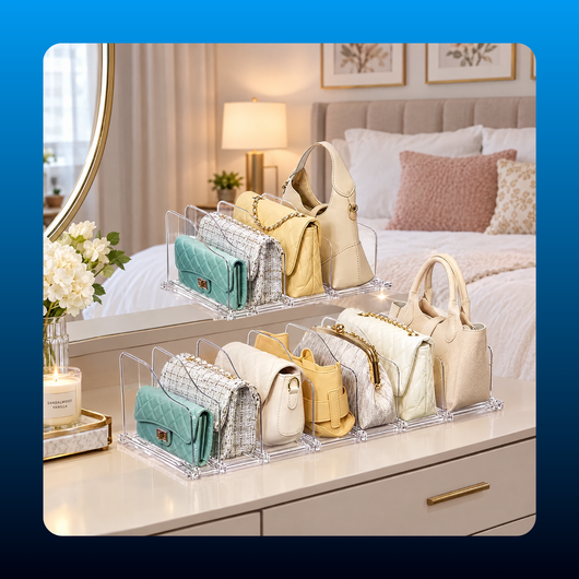 Purse Organizer for Closet Shelves