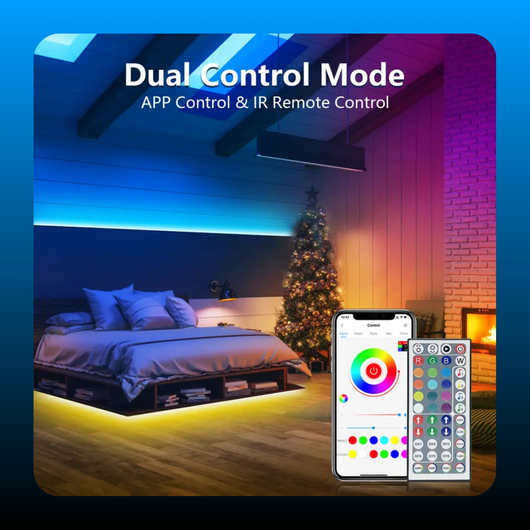 Smart Led Light Strip Work with Alexa & Google Assistant