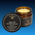 Organic Grass-Fed Beef Tallow Balm with Raw Honey