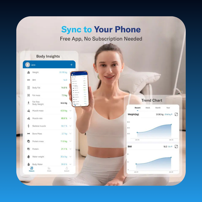 Smart Color Glowing Weighing Scale