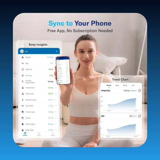 Smart Color Glowing Weighing Scale