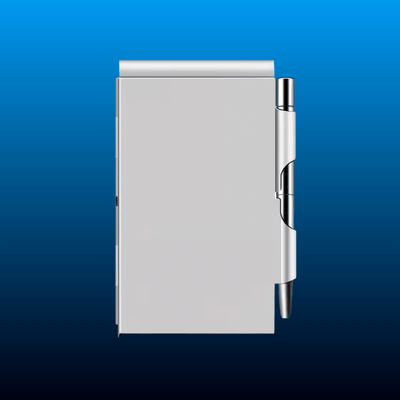 Aluminium Notebook with Pen