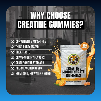 Creatine Monohydrate Flavored Gummies