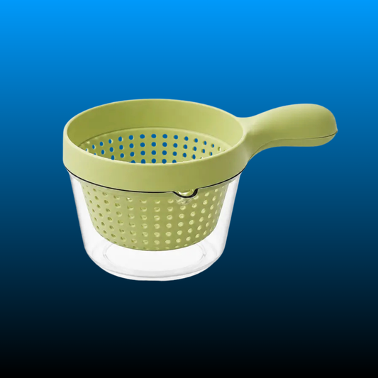 Double-Layer Fruit Drainer Basket with Handle