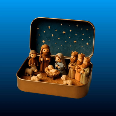 Mini Nativity Scene Boxed Set