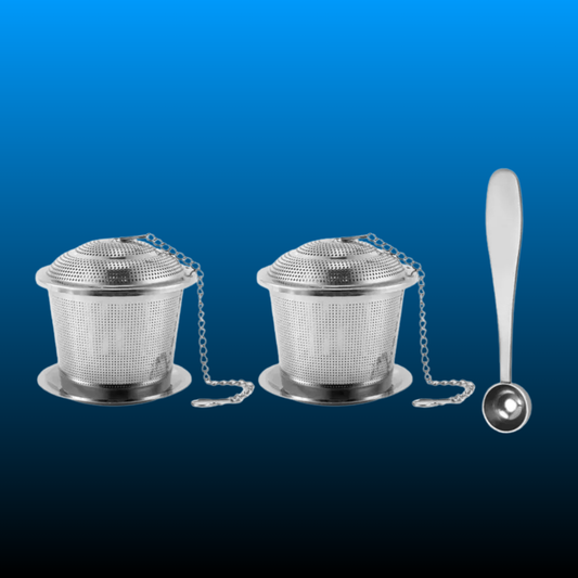 Stainless Steel Tea Ball Strainer Set