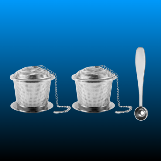 Stainless Steel Tea Ball Strainer Set