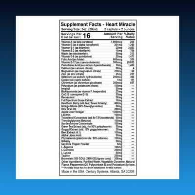 Nutritional Supplement for Heart