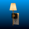 Vintage Pleated Plug-In Night Light