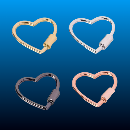 Heart Shaped Climbing Buckle Clip