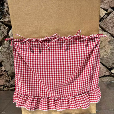 Handmade Farmhouse Oven Skirt Curtain