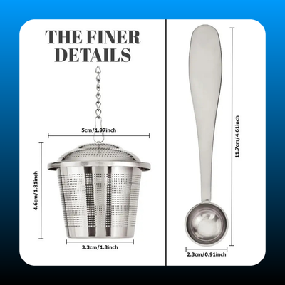 Stainless Steel Tea Ball Strainer Set