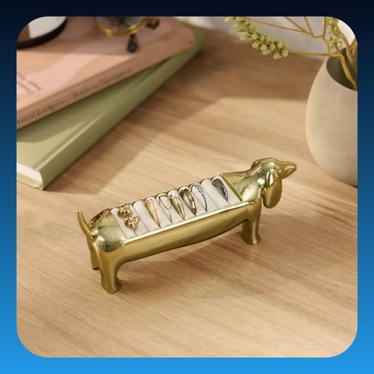 Dachshund Decorative Ring Holder
