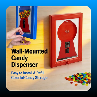 Wall-Mounted Picture Frame Candy Dispenser